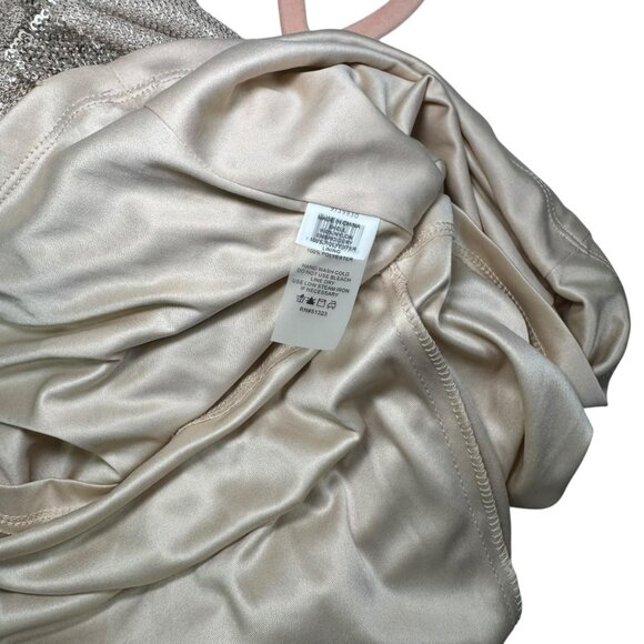 Vince Camuto Gold Sequin Sleeveless Sheath Dress NWT Size 4 | Holdays Party Dres - Picture 6 of 10